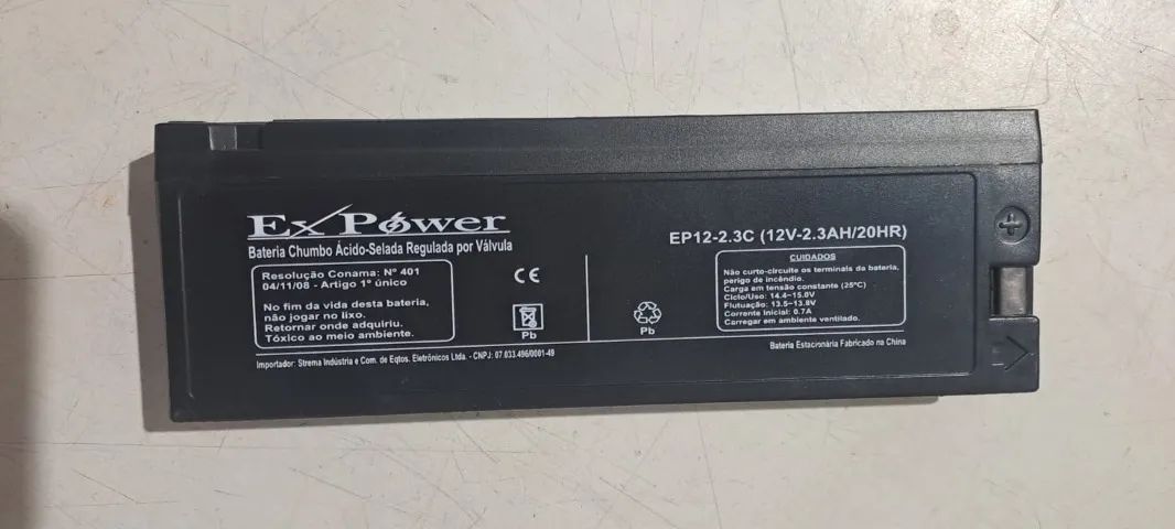 Bateria 12v 2.3ah Expower Ep12-2.3c Para Monitor Mindray E Bionet