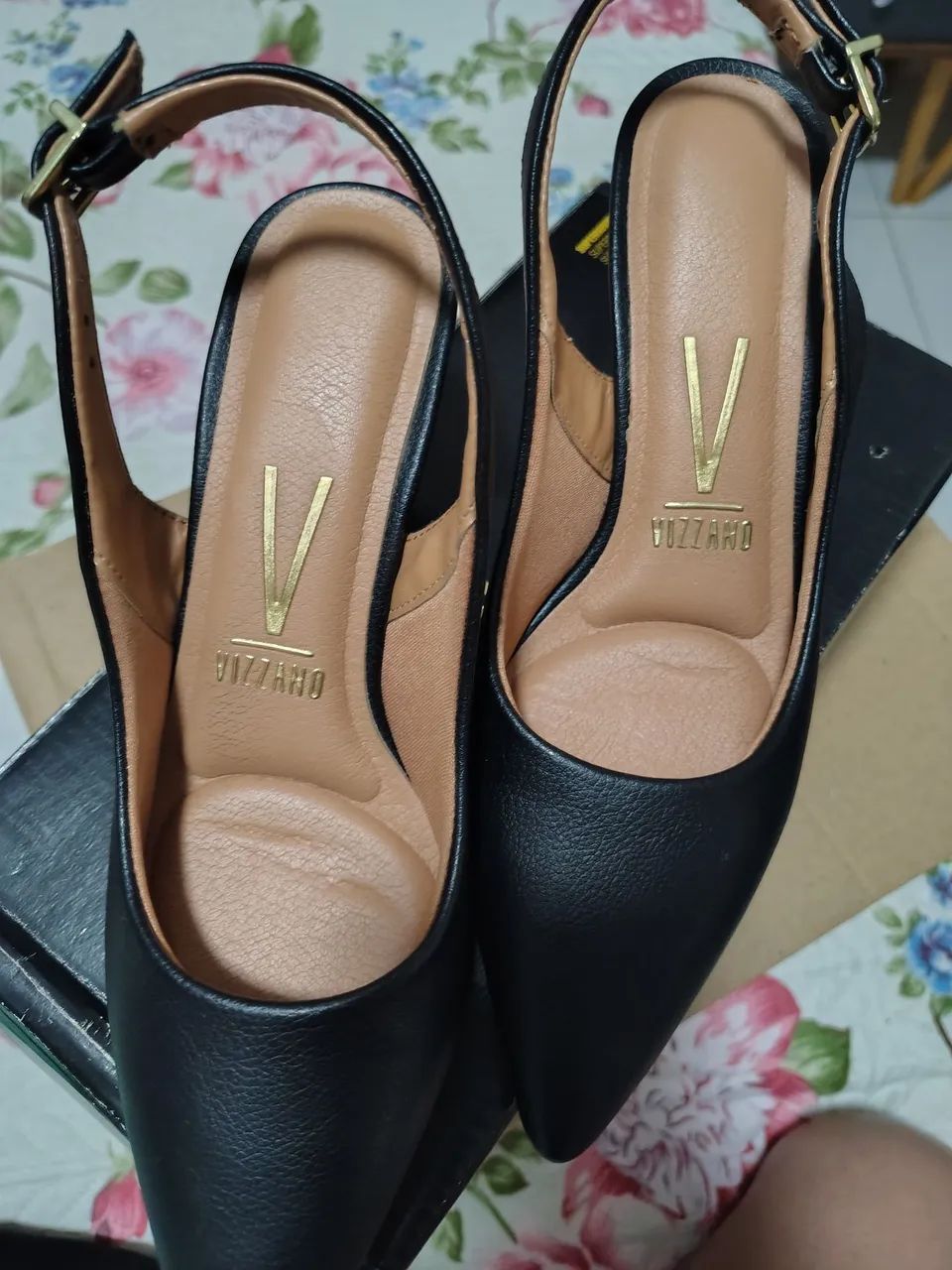 Sandália scarpin Vizzano preto 33 - Foto 3