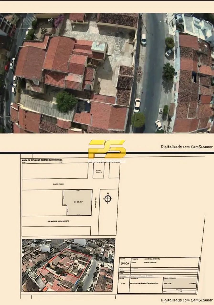 Área de Esquina com Casa e Pontos Comerciais à Venda no Centro de Patos  PB - Foto 2