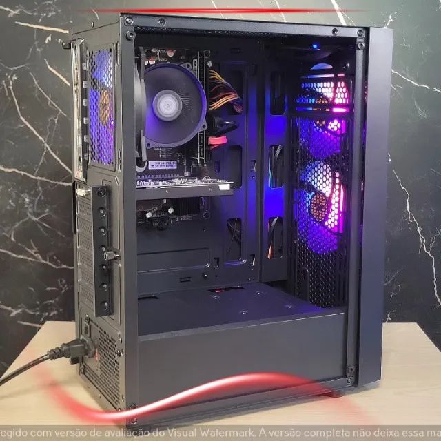 Setup Gamer i5 4460S, RX 550 4GB, 16GB RAM, SSD 120GB, Gabinete DarkFlash - Foto 4