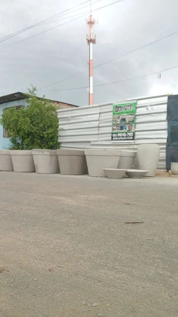 Vasos de cimento 