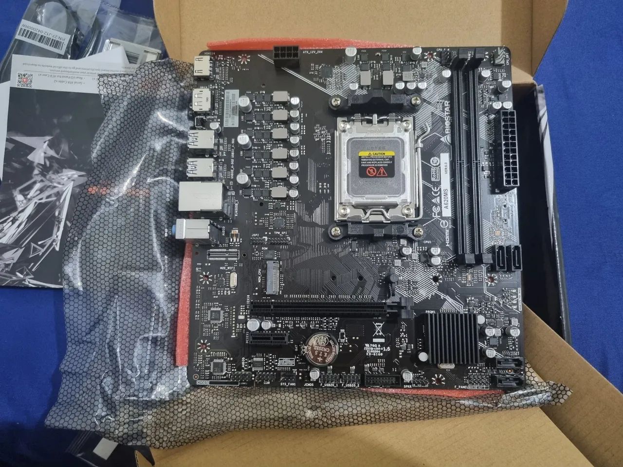 Placa Mãe BioStar A620 MS - AMD Ryzen AM5 - Foto 6