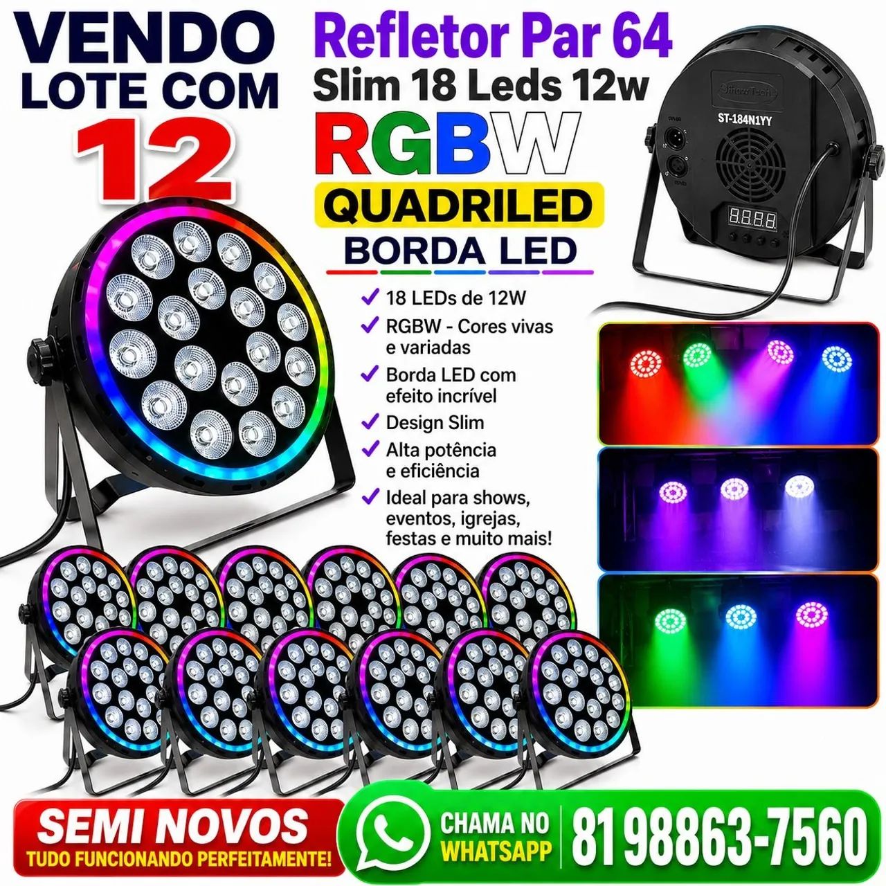 Refletores LED 