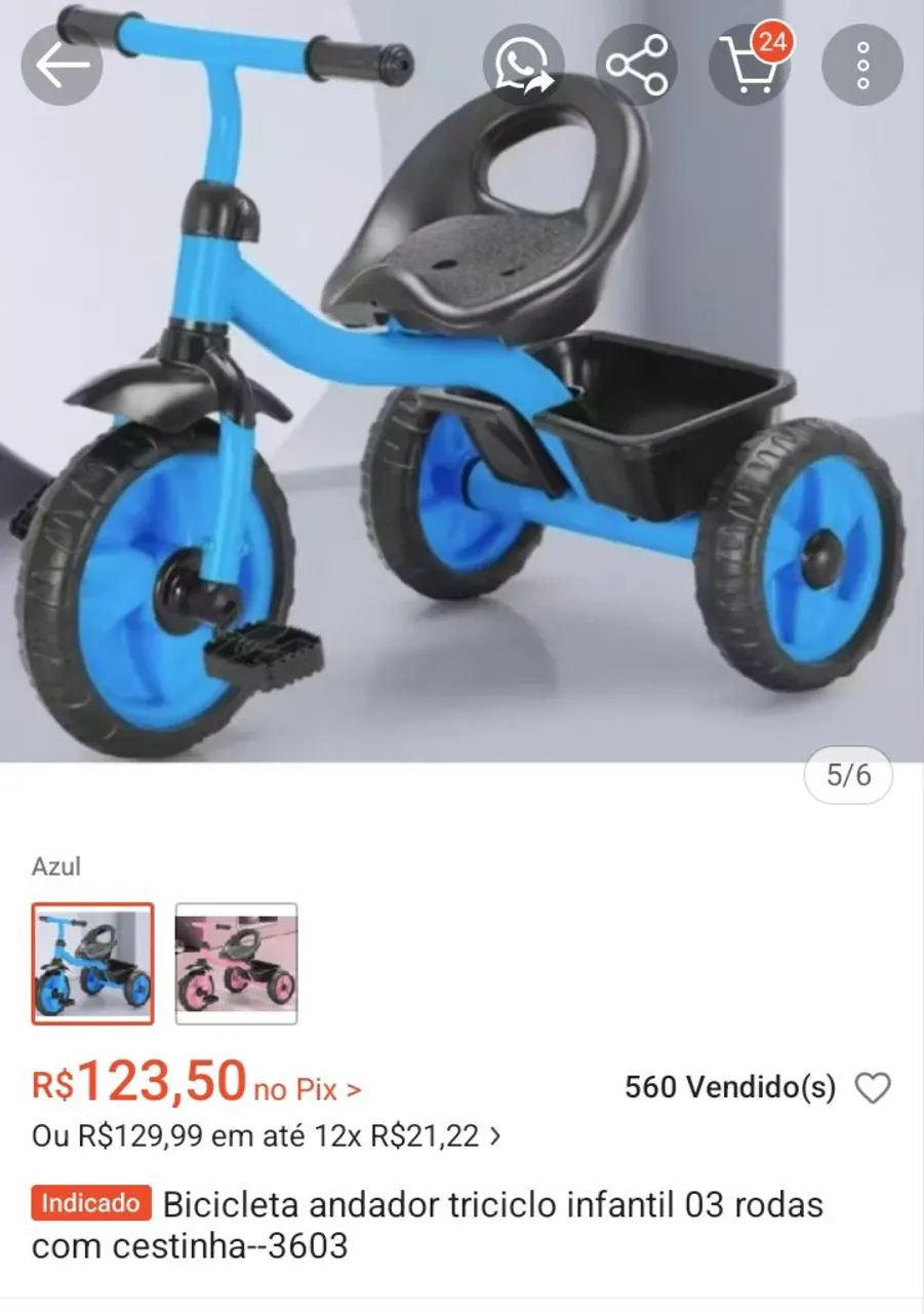 Triciclo Menino - Foto 5