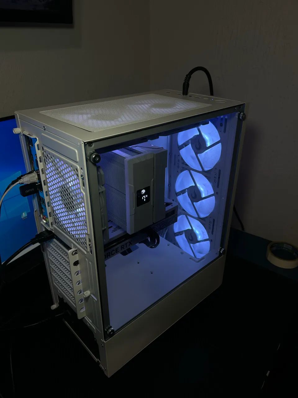 PC Gamer Full White Ryzen 7 + RTX 5050 - Foto 2