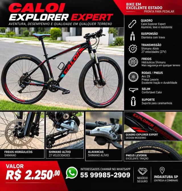 Bike Caloi EXPLORER expert
