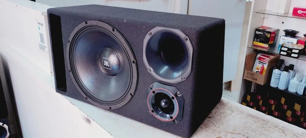 CAIXA TRIO JBL MG-1000 12 POLEGADAS - Foto 2