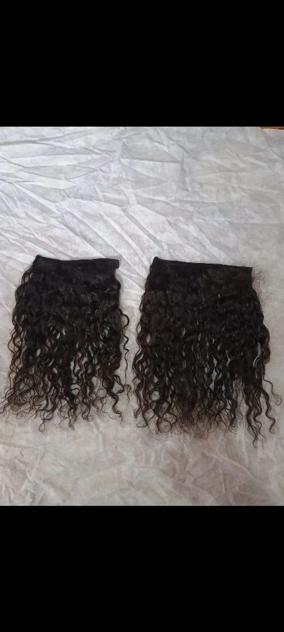 Cabelo humano 2 telas com 200 gramas