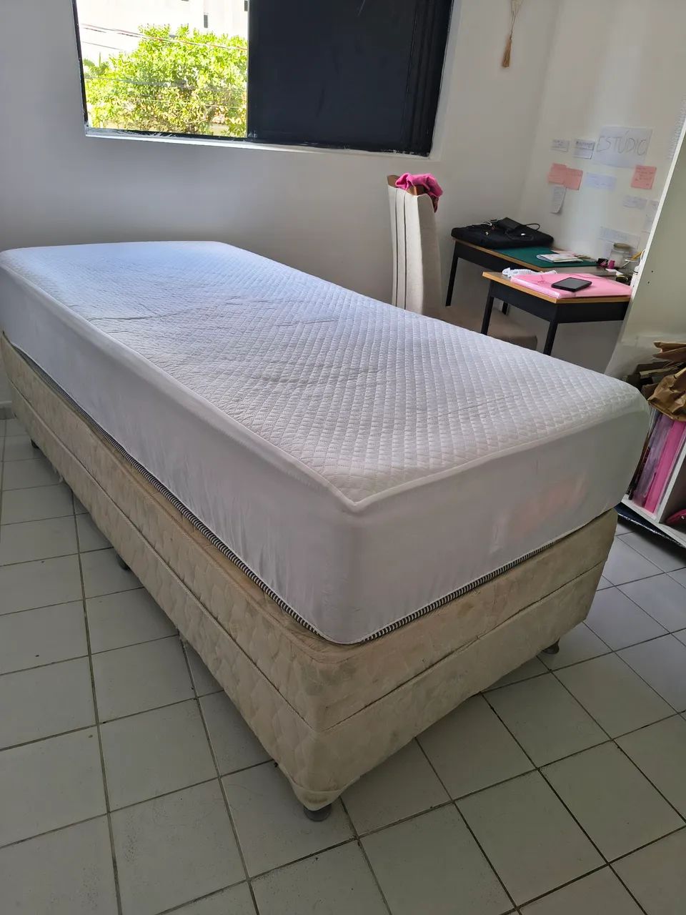 Cama de solteiro - usada. - Foto 3