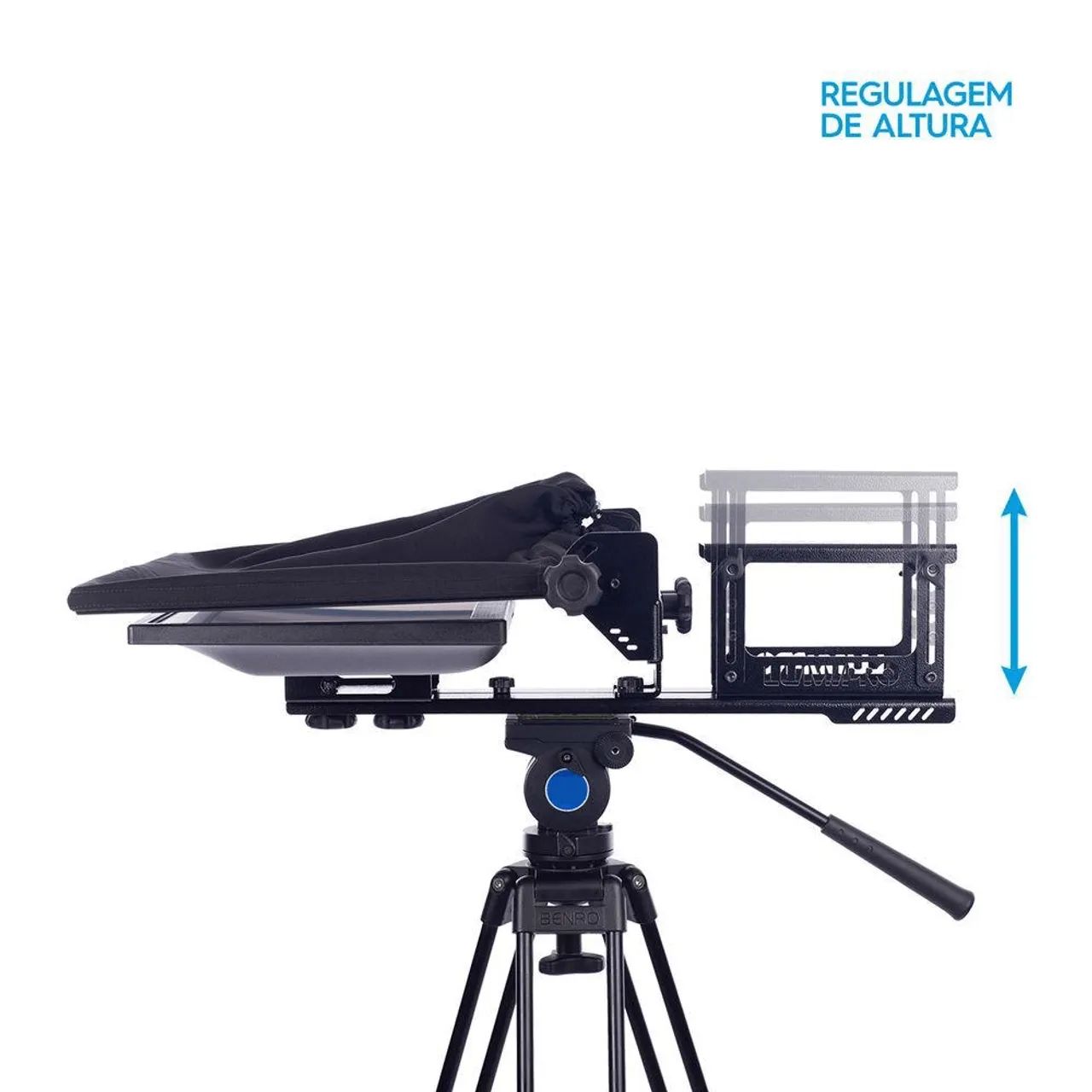 Teleprompt + Monitor Led + Tripé 20k - Foto 5