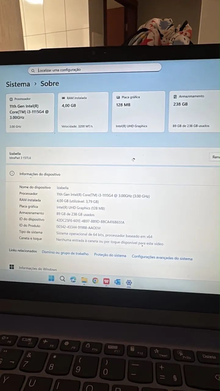 Vendo Notebook Lenovo IdeaPad 3 - Foto 3