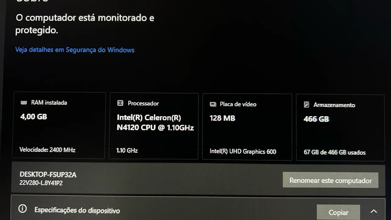 Computador all in one - novo - Foto 3