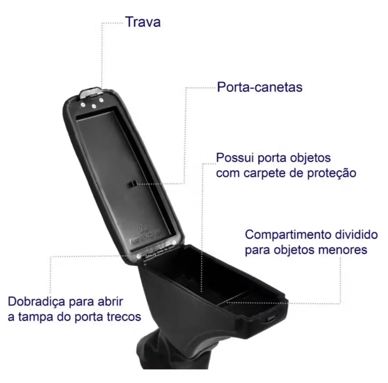 Encosto de Braço para Ford Ka 2015 a 2020 - Foto 2