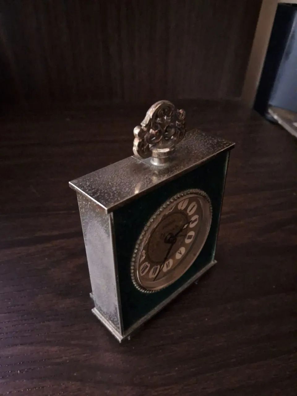 Relógio antigo de mesa alemão Europa  - Foto 3