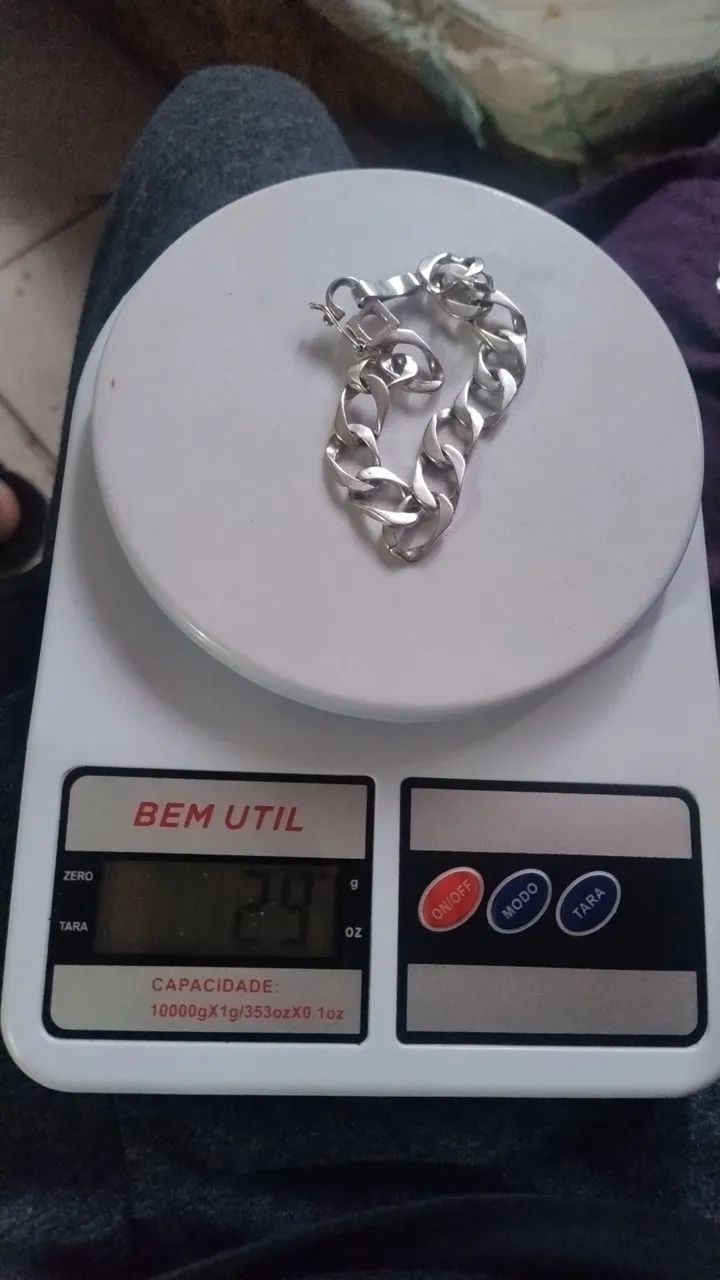Pulseira de prata  - Foto 5
