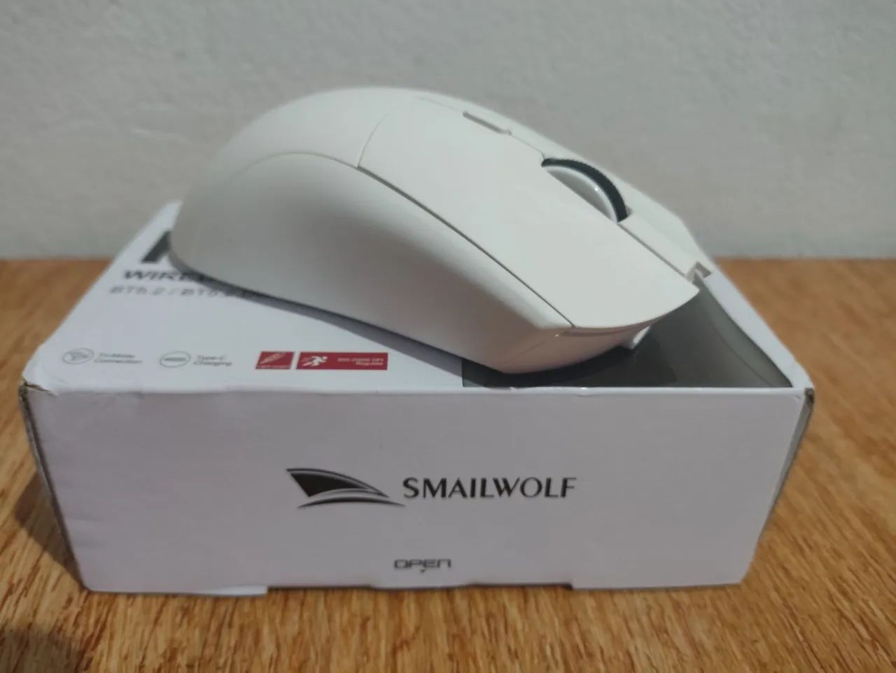 Mouse Smailwolf RS7 Branco Novo - Foto 5