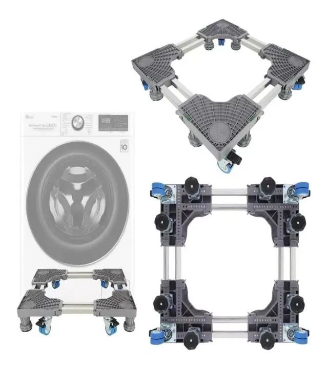 Base/Suporte Reforçado para Eletrodomésticos como Máquina de Lavar Roupas, Fogão, ...
