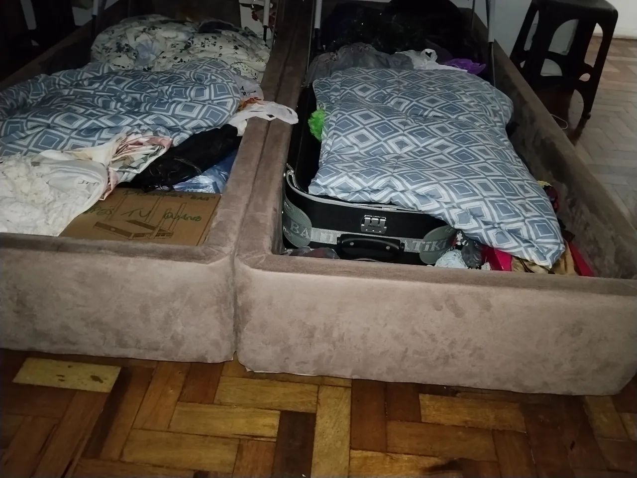 CAMA BOX COM BAÚ  - Foto 4