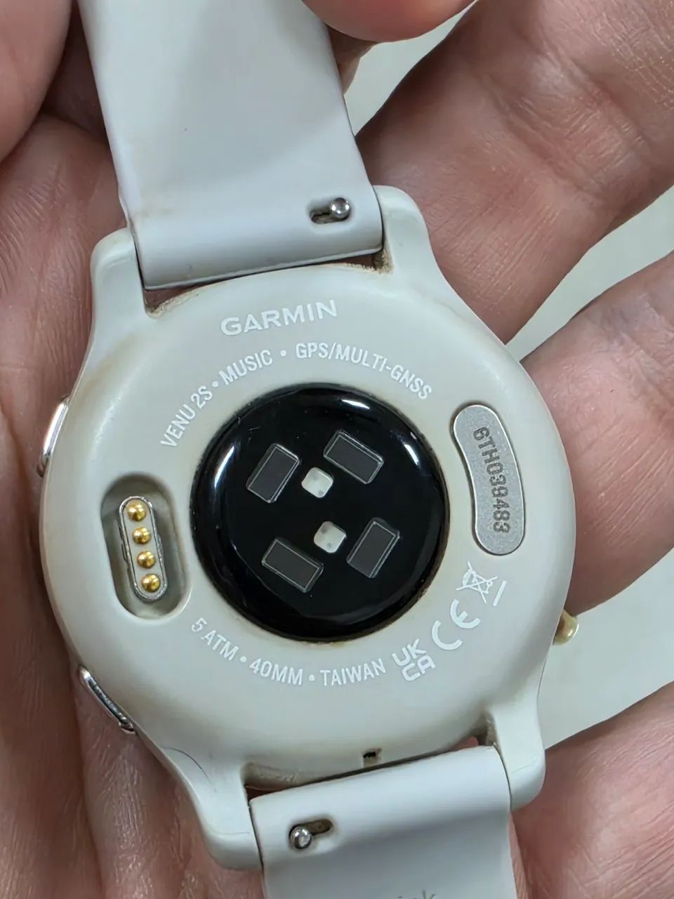 Relogio Garmin Venu 2s Music Branco - Smartwatches - Parque São
