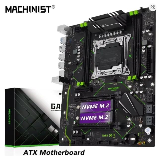 Kit X99 - Placa Mãe Machinist Mr9a+e5 2680v4+32gb Ddr4 - Foto 2