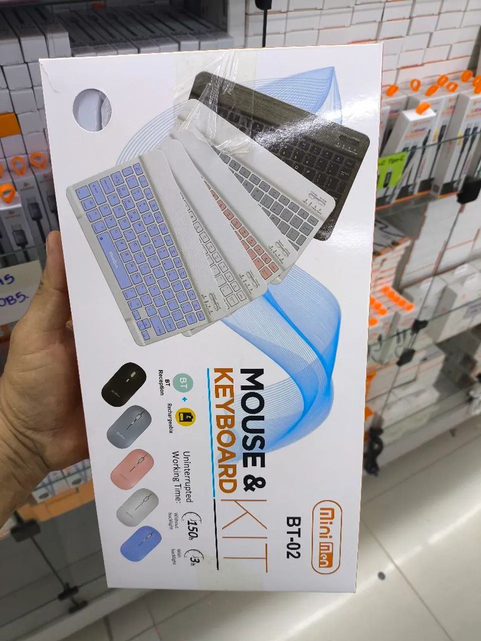 Teclado com mouse kit