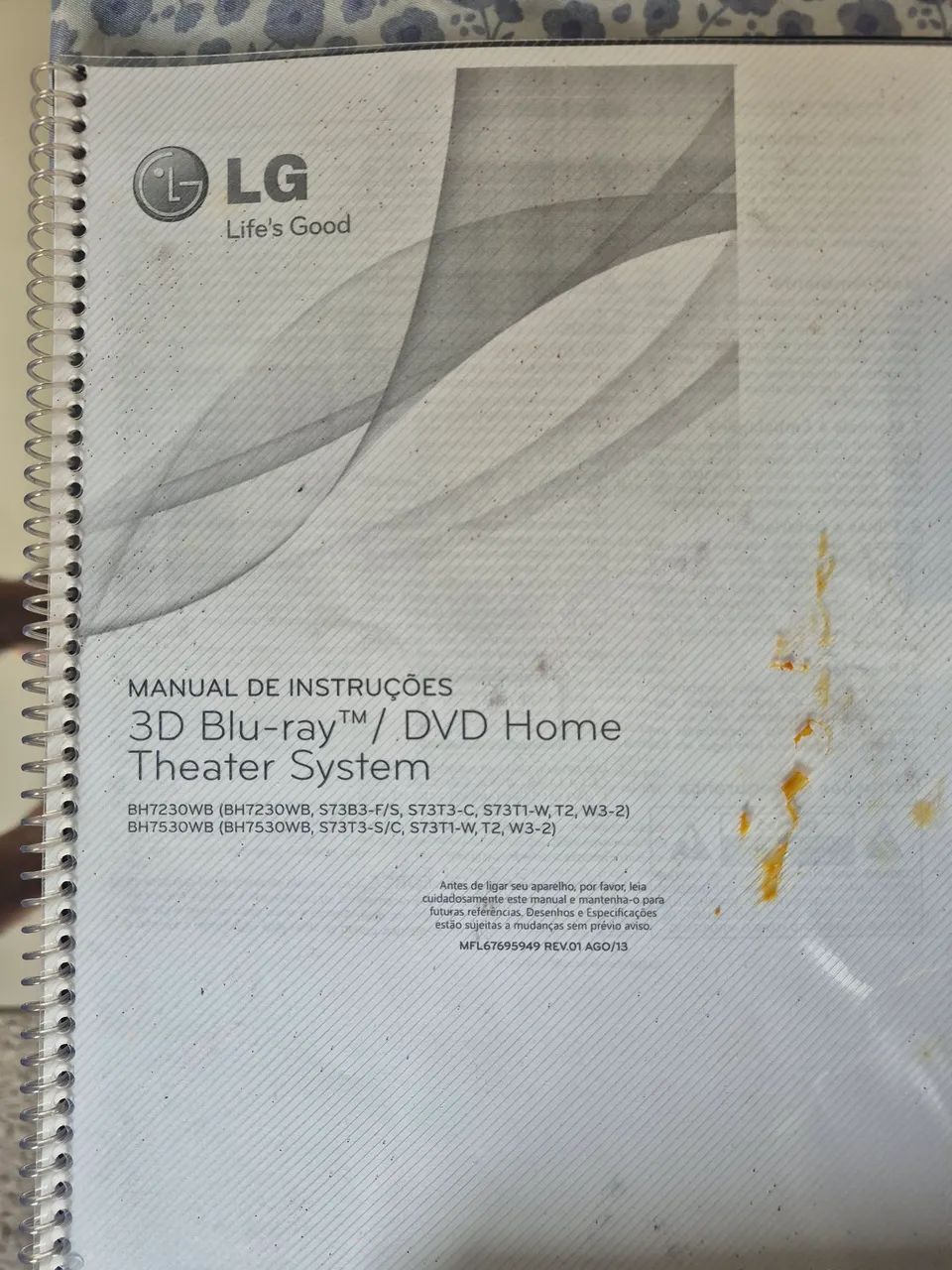 Caixa de som home LG. 