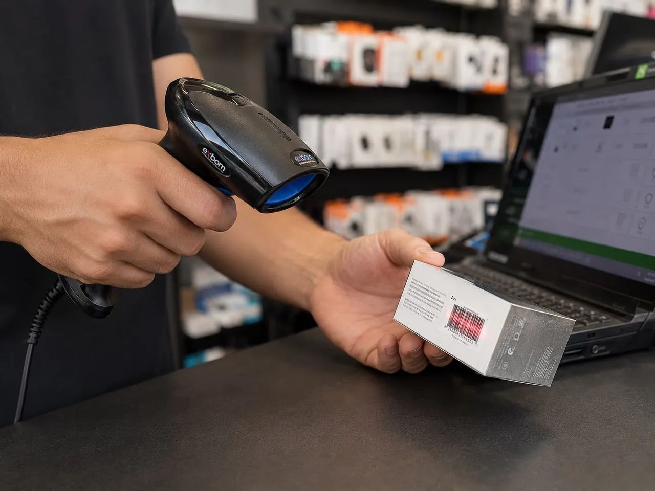 Leitor de Código de Barras e QR Code USB Exbom LCB-Q210 - Foto 5