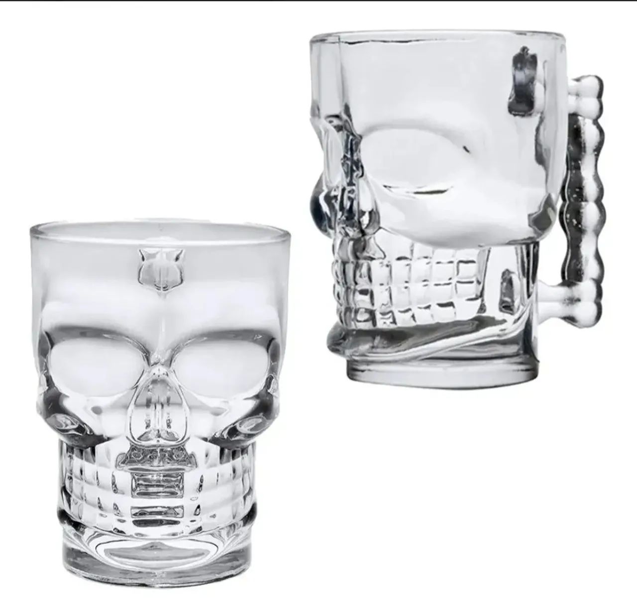 Caneca de chopp caveira 500ml - Foto 2