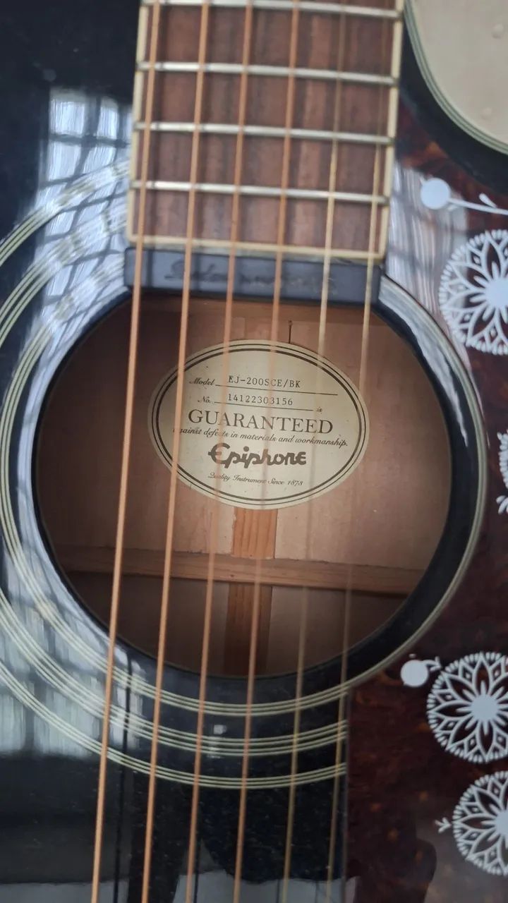 Violão Epiphone EJ-200SCE - Foto 2