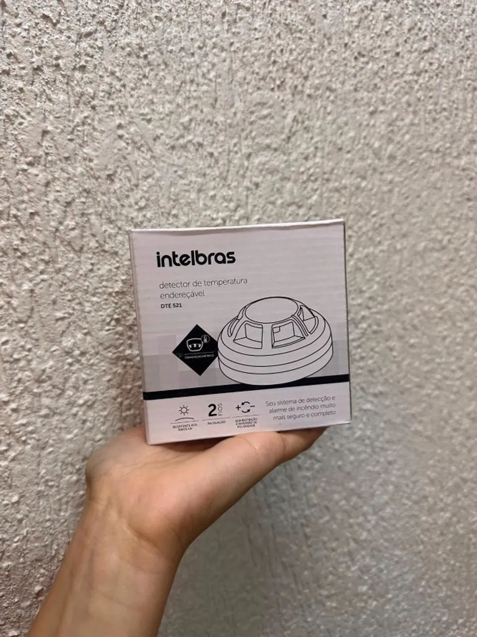 DETECTOR DE TEMPERATURA ENDEREÇAVEL - DTE 521 INTELBRAS