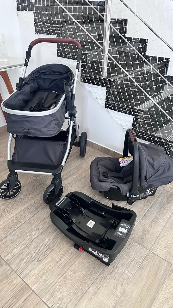 bebe conforto + carrinho + base isofix  - Foto 3