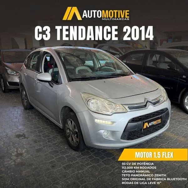 Citroën C3 TENDANCE 1.5 FLEX 8V 5P MEC. 2014