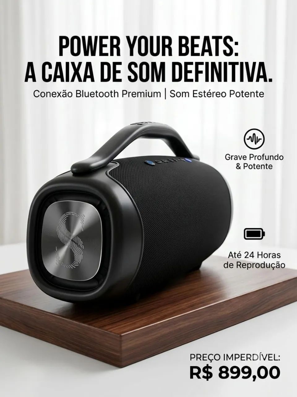 Caixa boom box 
