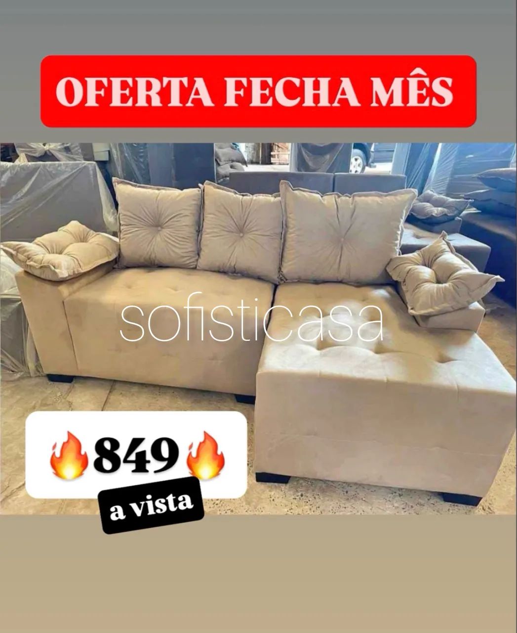 sofá promoção fecha mês!!  - Foto 3