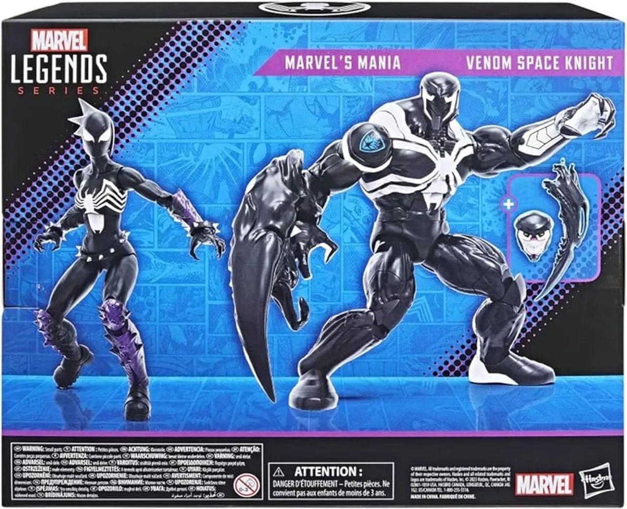 Marvel legends 2 pack - venom space knight & mania  - Foto 5