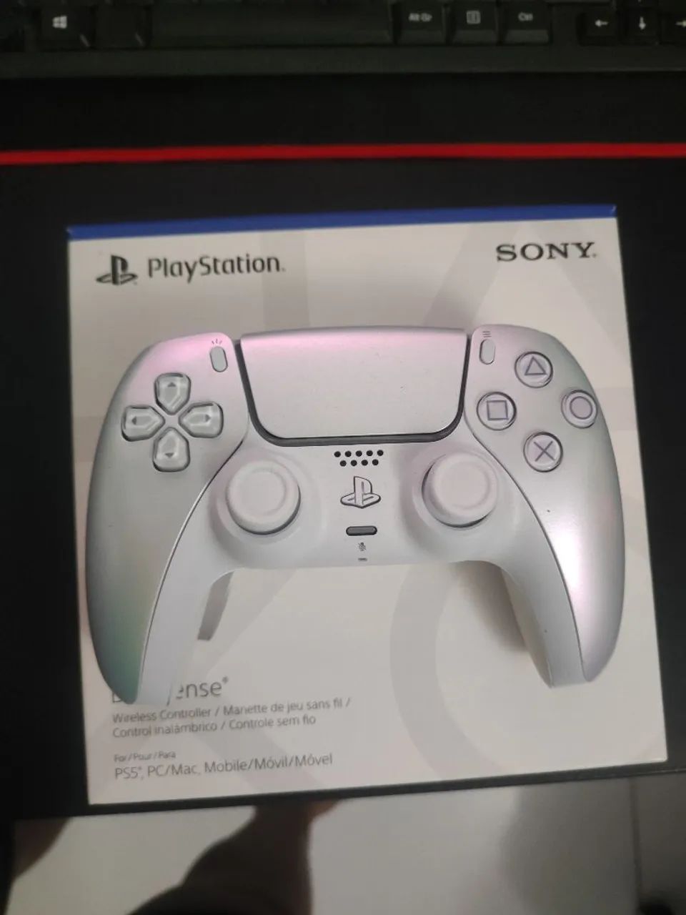 Controle Ps5 Branco  - Foto 4