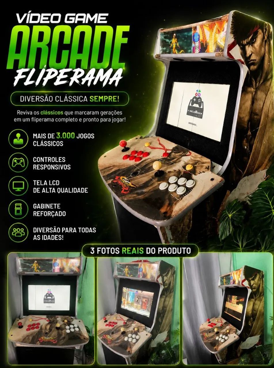 Vídeo game fliperama