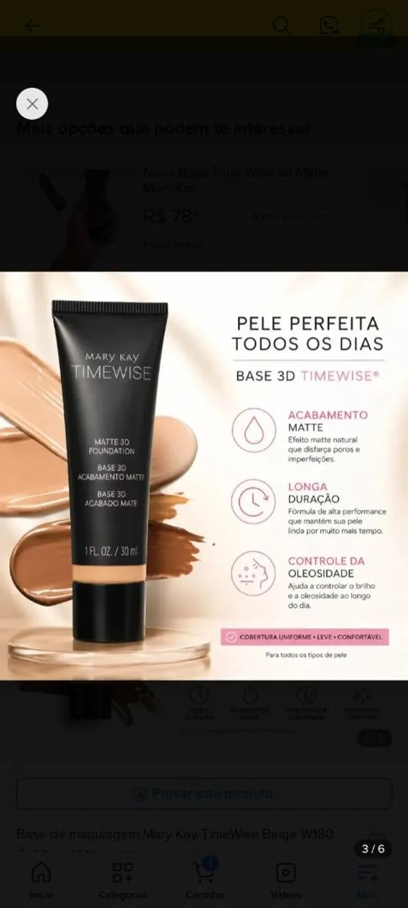 Produtos Mary kay
