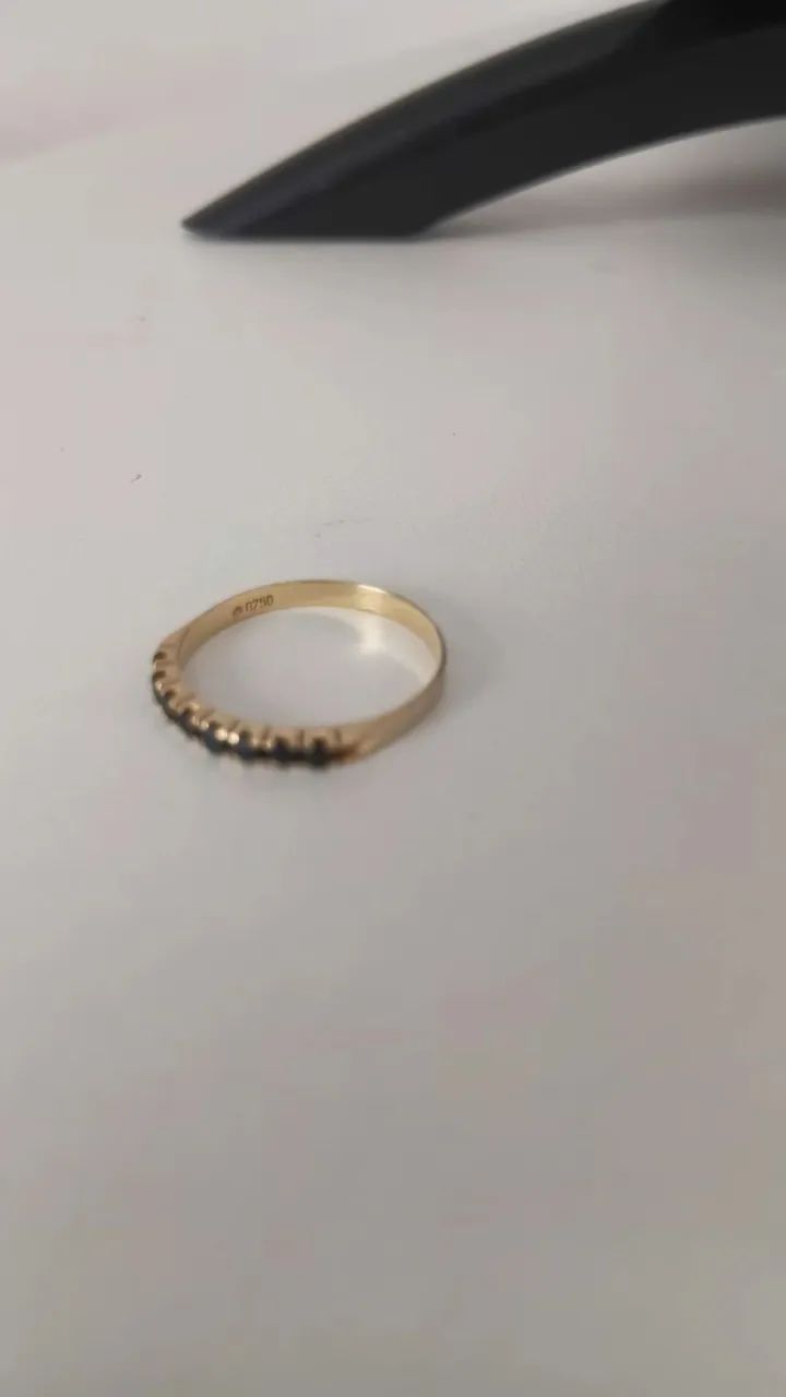 Anel Ouro 18K, 1,23g - Foto 2