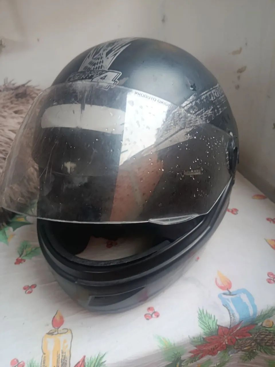 Capacete usado 