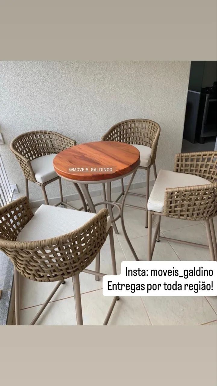 Banquetas e conjuntos bistrôs  - Foto 2