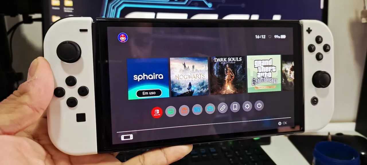 Nintendo Switch Oled Desbloqueado - Foto 2
