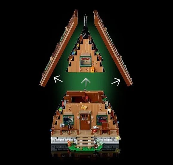 Lego Ideas 21338 - Chalé Cabana Triangular - Novo  - Foto 4