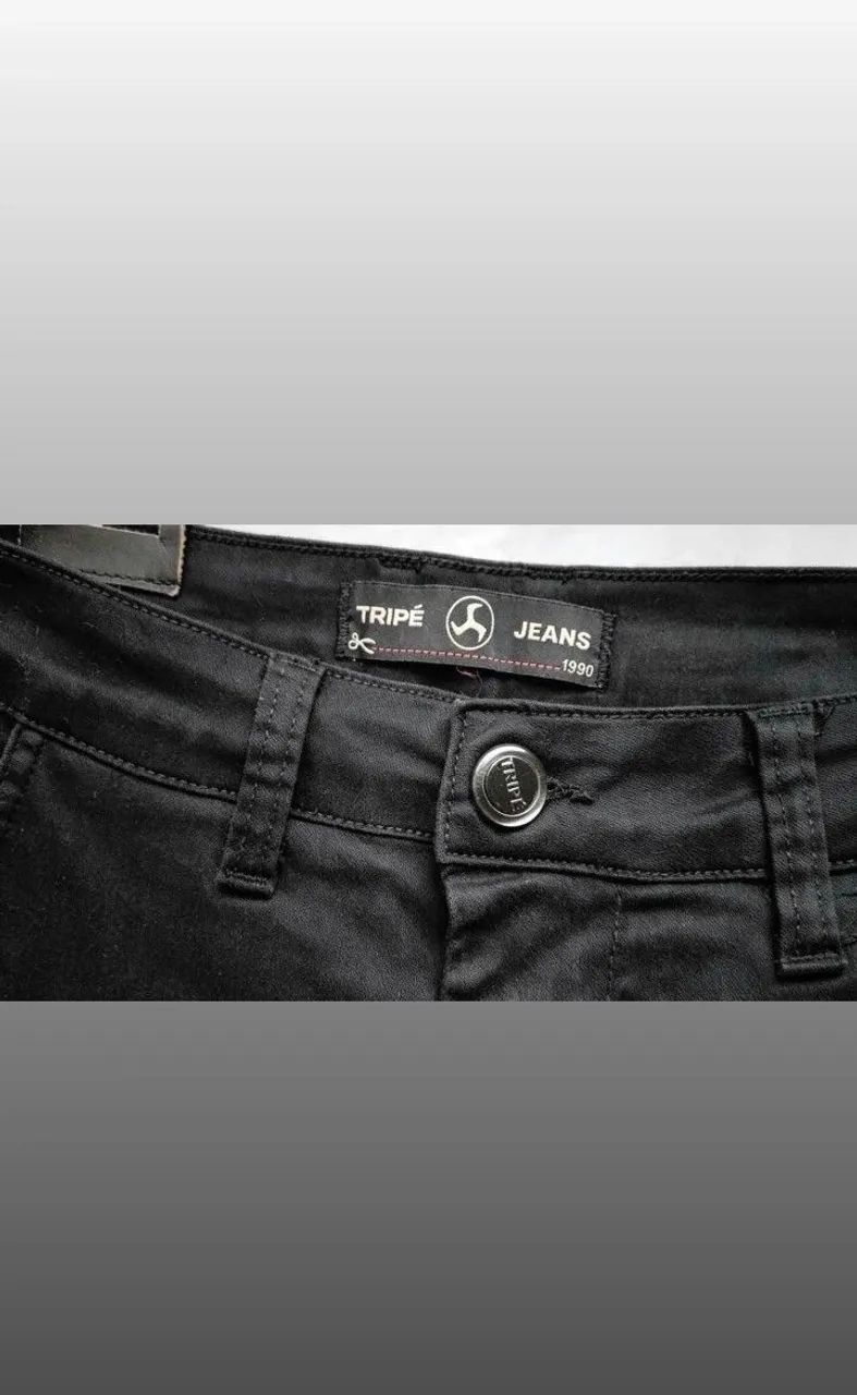 Calça preta nova tripé, tamanho 36