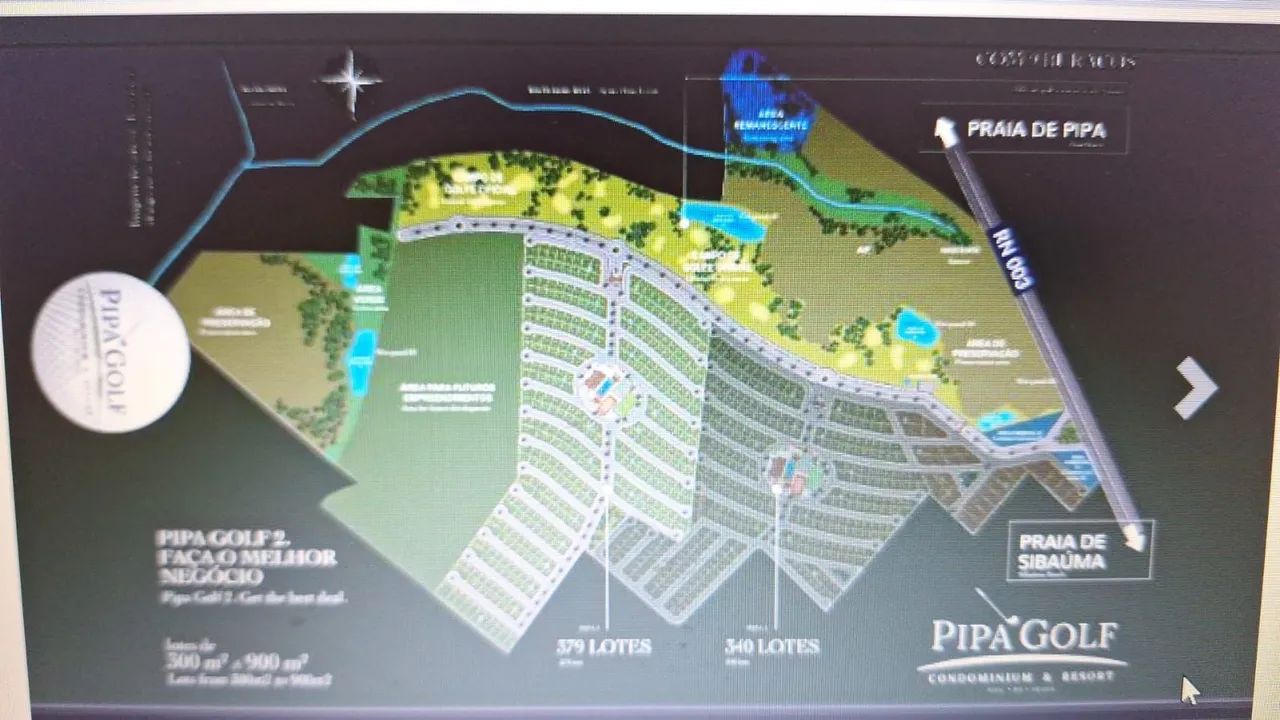 TERRENO CONDOMINIO PIPA GOLF 1 - QUITADO - Foto 3