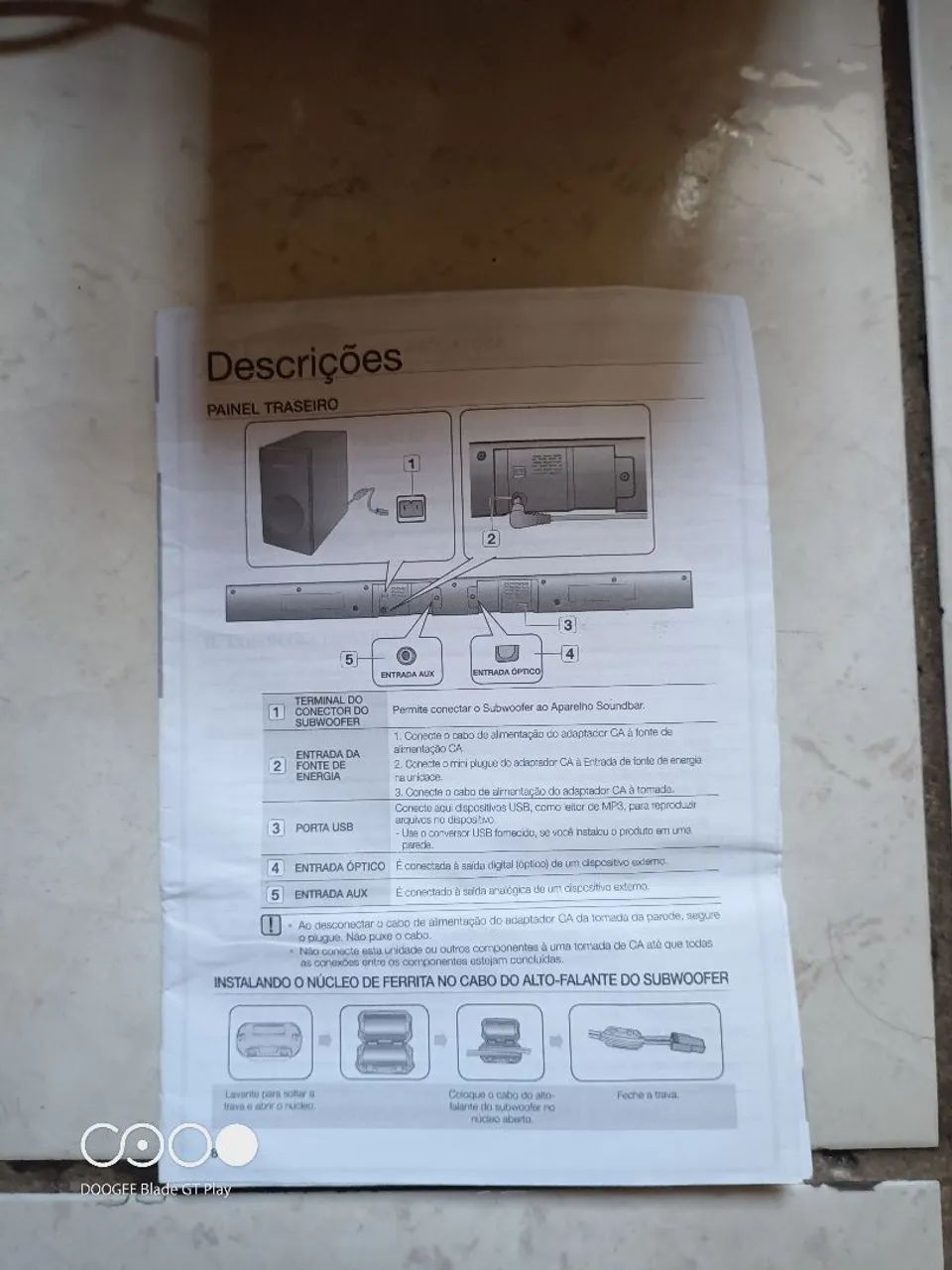 Wireless Áudio Samsung ( caixa barra de som) - Foto 5