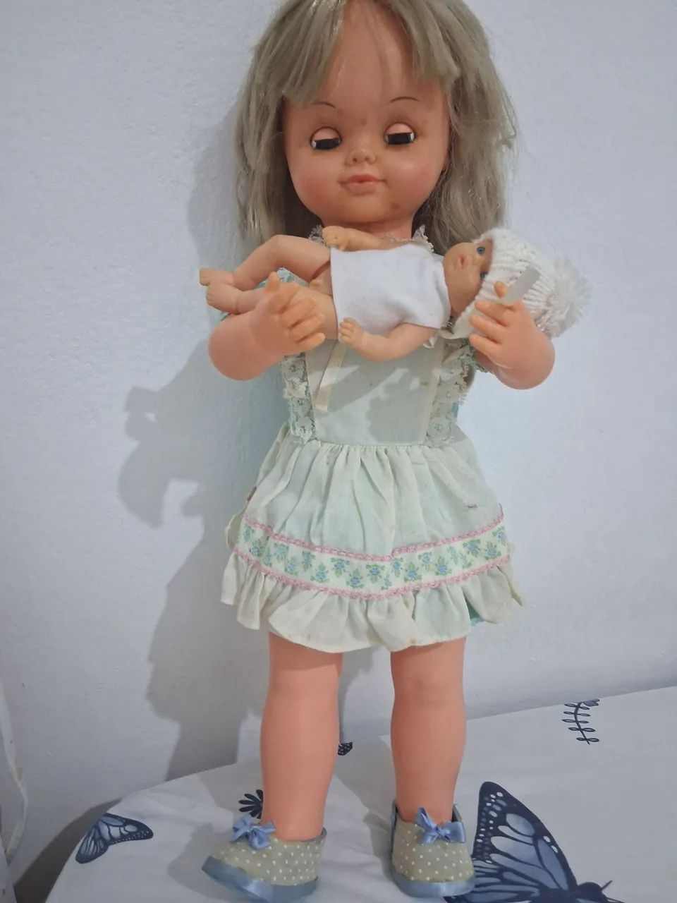 Boneca Mãezinha Estrela Original - Funcionando+ Bebê - Foto 2