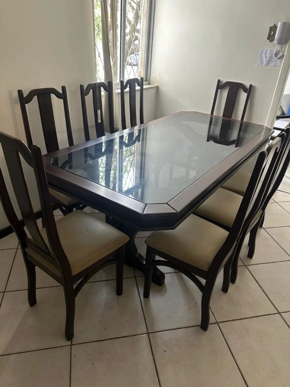 Mesa de jantar + 08 cadeiras - Foto 3
