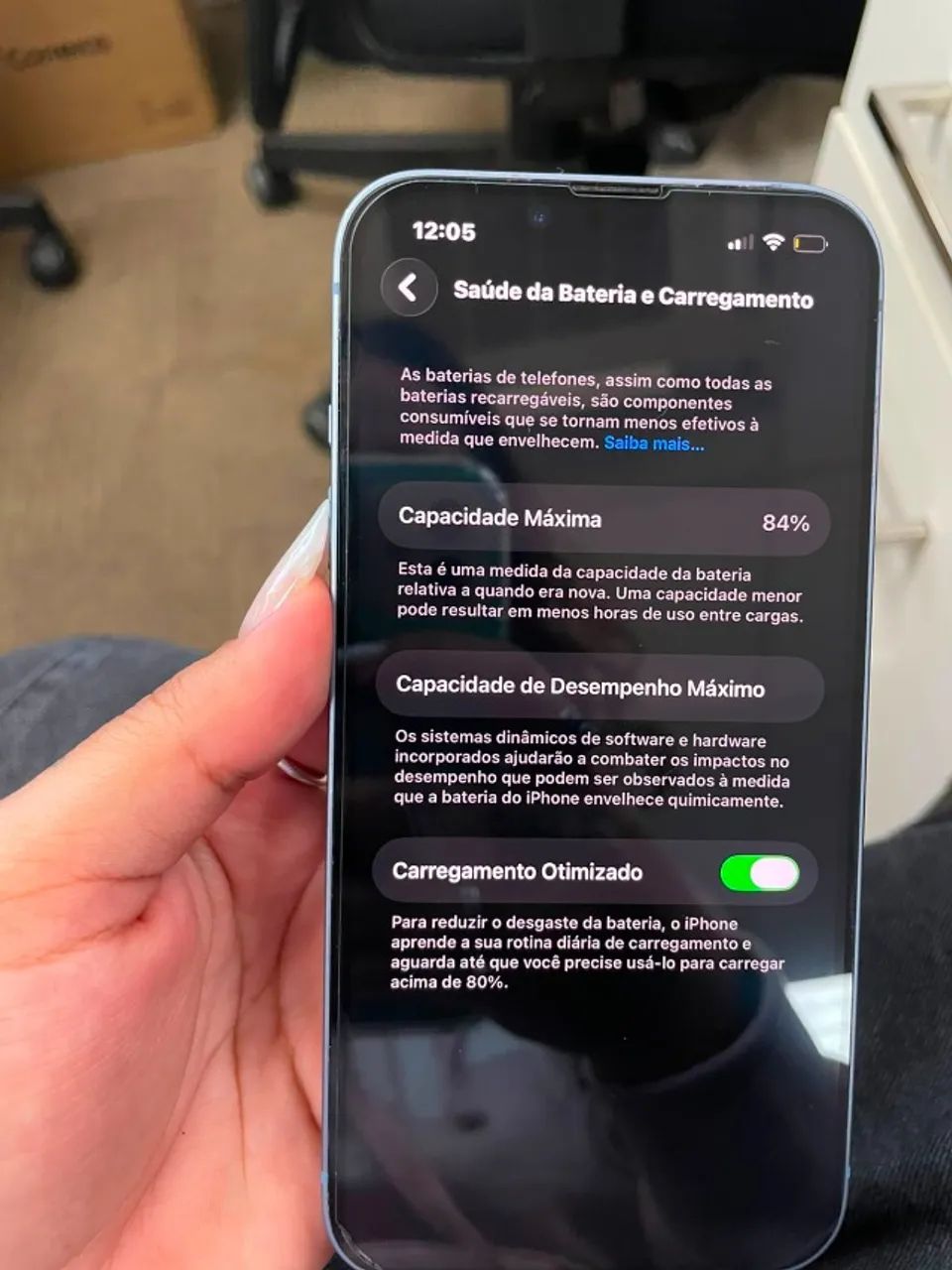 iphone 14 128GB azul seminovo - Foto 4