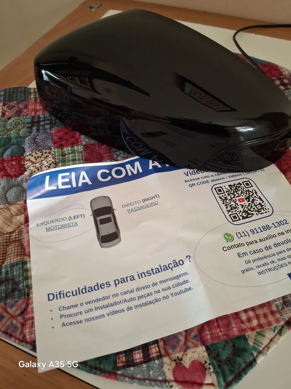 Capa do retrovisor do Nissan versa 2016 - Foto 2